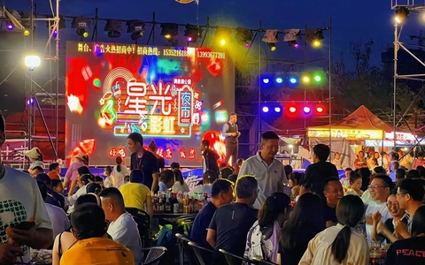 润泉湖市场星光夜市