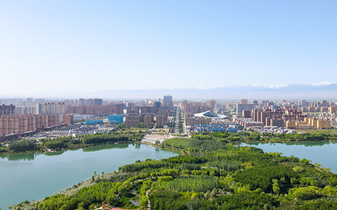 张掖国家城市湿地公园建设碑记