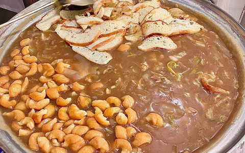 张掖特色早餐的扛把子--糊粕，粉皮面筋