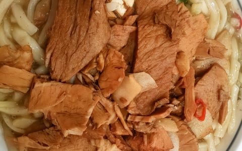 张掖美食：卤肉炒炮